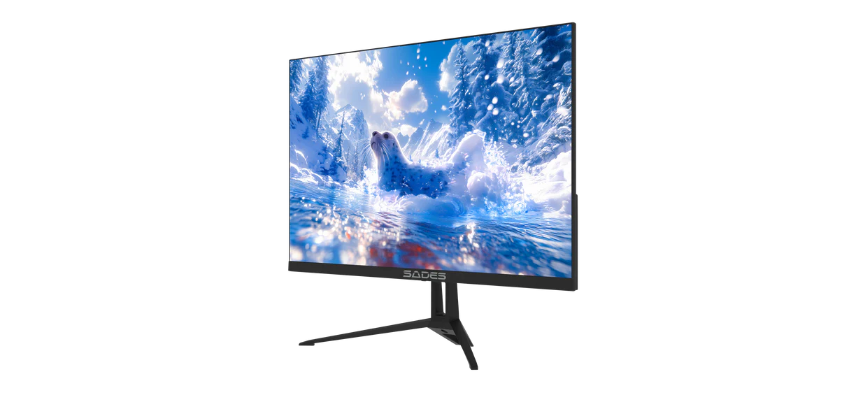 Sades ST-Seal SA-F01F22B, 22" FHD 1920x1080, 120Hz, 1ms, HDMI 2.1, IPS, Flat Gaming Monitor - Black