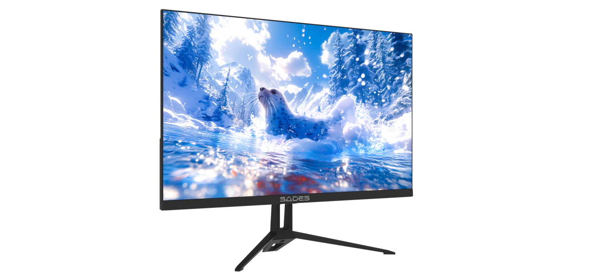 Sades ST-Seal SA-F01F22B, 22" FHD 1920x1080, 120Hz, 1ms, HDMI 2.1, IPS, Flat Gaming Monitor - Black