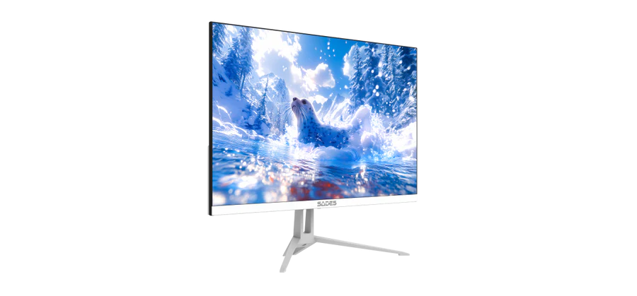 Sades ST-Seal SA-F01F22W, 22" FHD 1920x1080, 120Hz, 1ms, HDMI 2.1, IPS, Flat Gaming Monitor - White