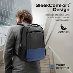 Promate Satchel-BP SleekComfort 15.6" Laptop Backpack With Multiple Pockets