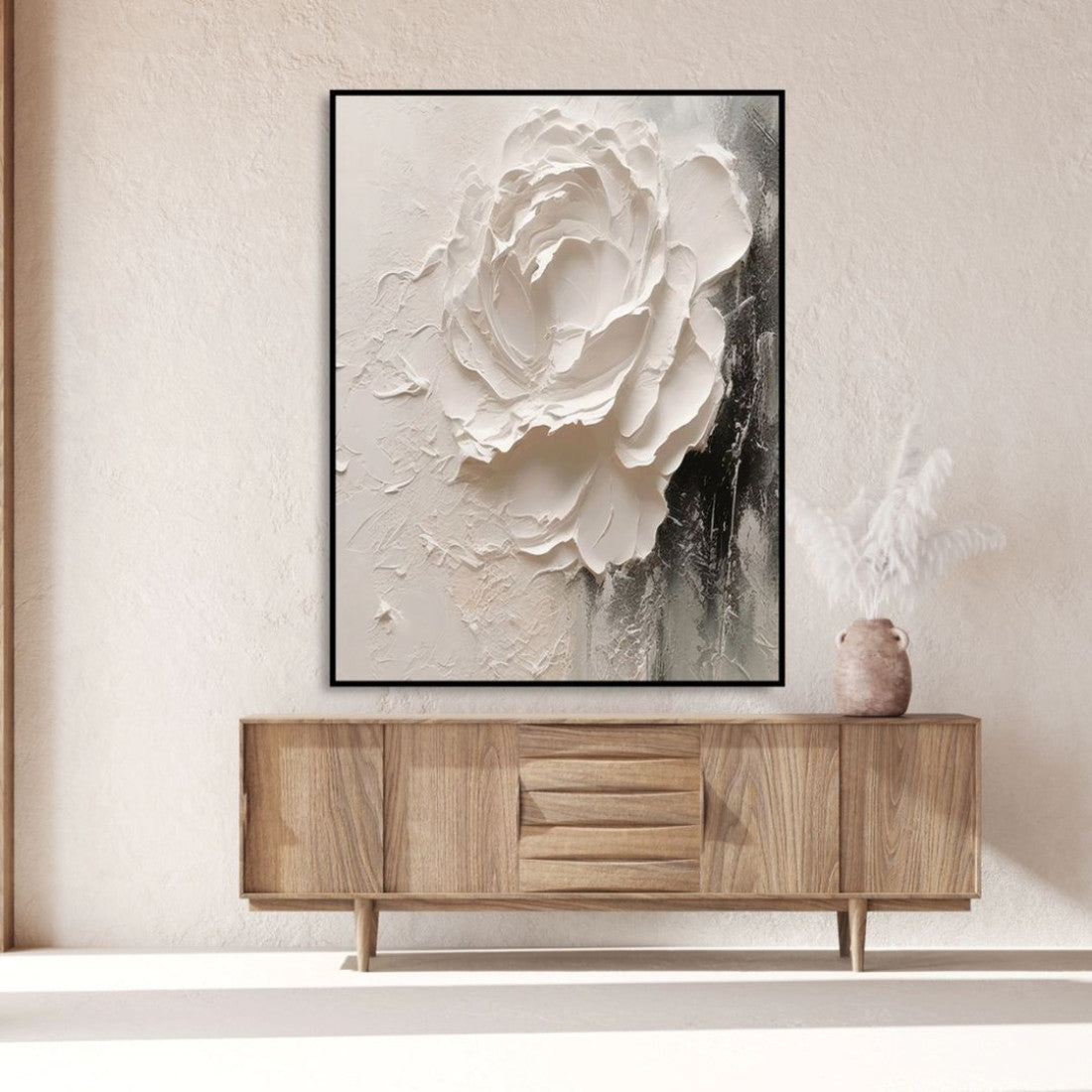 Canvas Painting Vase Beauty Beyond the Surface