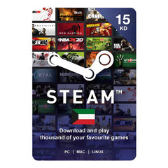 Steam E-Cards Steam 15 KWD Kuwait Store