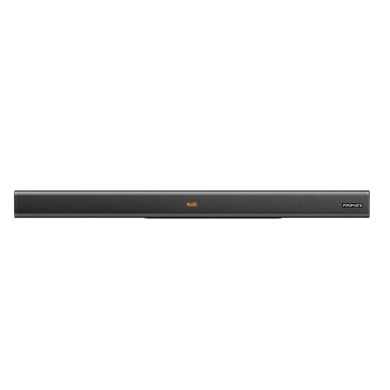 Promate 60W BassBoost™ SoundBar with Subwoofer,Black