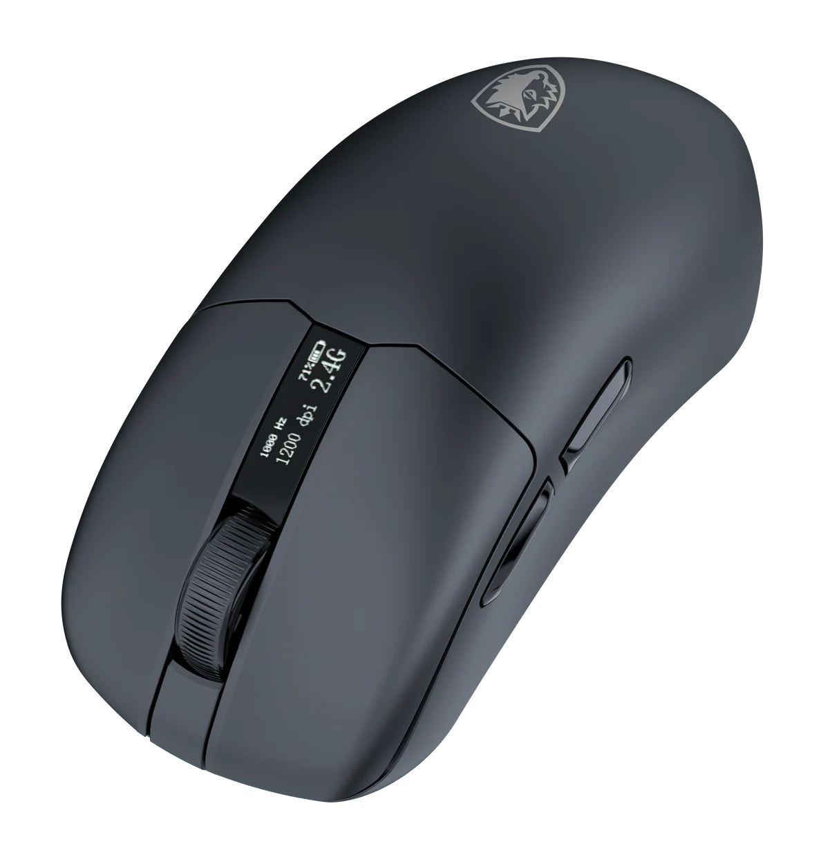 Sades Striker S2B 26,000 DPI Wireless Gaming Mouse with RGB Magnetic Charger and Oled Panel - Black