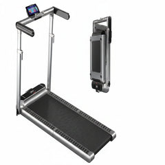 Foldable Walking Pad Treadmill for Home Fitness 120Kg Capacity - Silver