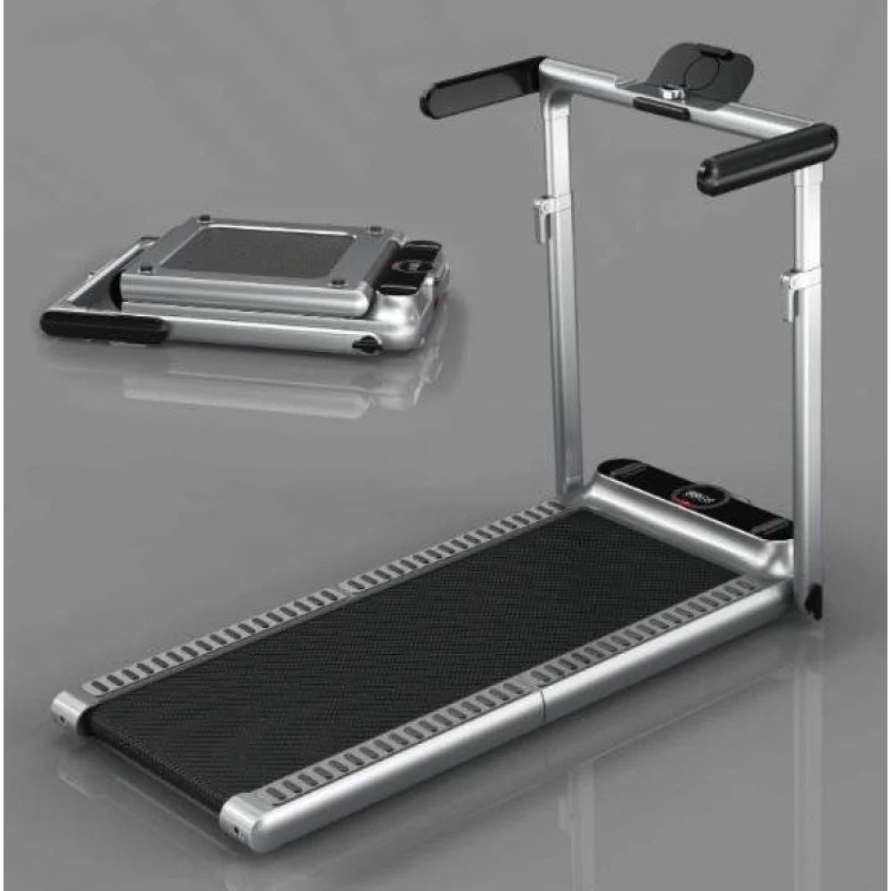 Foldable Walking Pad Treadmill for Home Fitness 120Kg Capacity - Silver