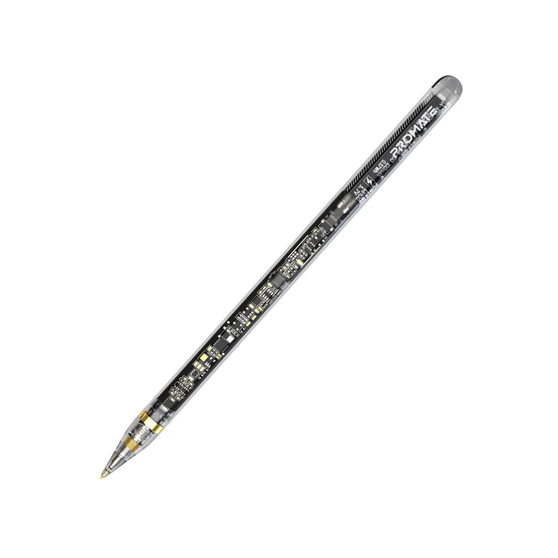 Promate Transparent Precision Active Stylus Pen with Palm Rejection,Trans