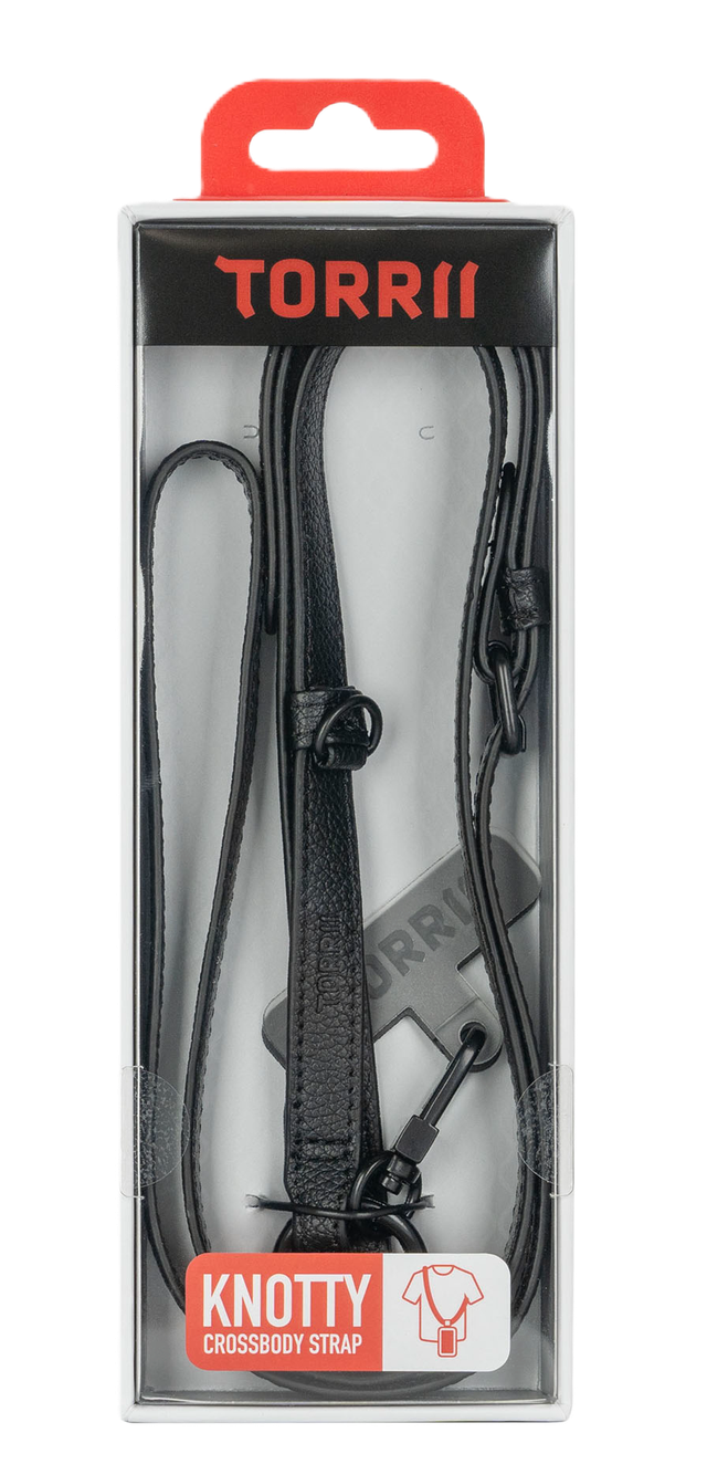 Torrii Knotty Crossbody Strap (Pu) – Black-4897078508981