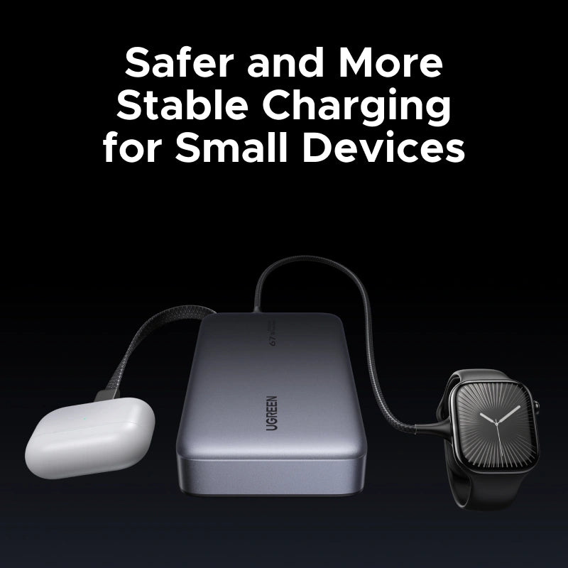 UGREEN Nexode Power Bank 20000mAh 67W with Built-in USB-C Cable