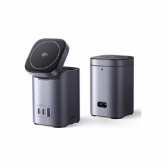 UGREEN 65W 2-in-1 GaN Desktop Fast Charger UK (Space Grey)