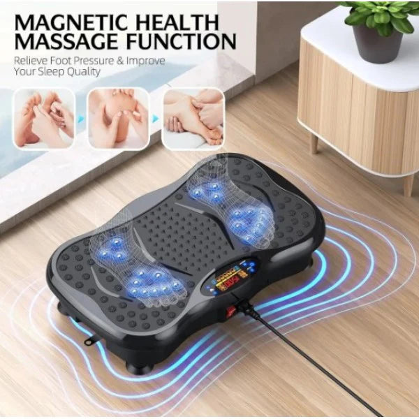 Pre-order: Black Bull Crazy Fit and Vibration Massage Plate, Vibration Plate for 150-Speed Adjustable with 120 kg Capacity