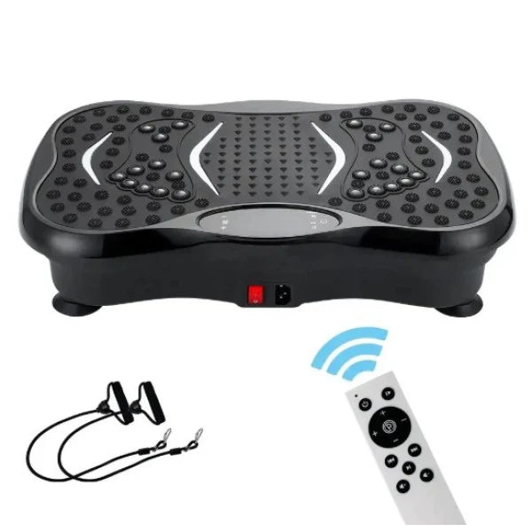 Pre-order: Black Bull Crazy Fit and Vibration Massage Plate, Vibration Plate for 150-Speed Adjustable with 120 kg Capacity