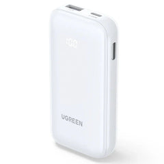 UGREEN 10000mAh PD-30WTwo-way Fast Charging Power Bank White