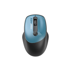 Promate EZGrip™ Ambidextrous Wireless Mouse , 800/1200/1600Dpi ,Blue