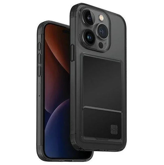UNIQ HYBRID IPHONE PRO (2023) 6.1 AIR FENDER ID - SMOKED (GREY TINTED)