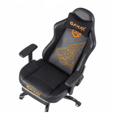 Gamax leather Gaming Chair Model BS-7969 with Foot Rest - Black (Installation Not Included)