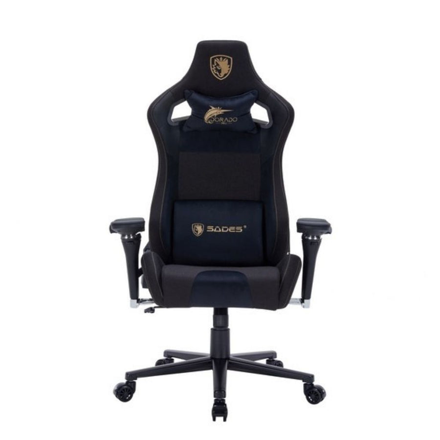 Sades Dorado PRO Gaming Chair With 6D Adjustable Armrests - Black (Installation Not Included)