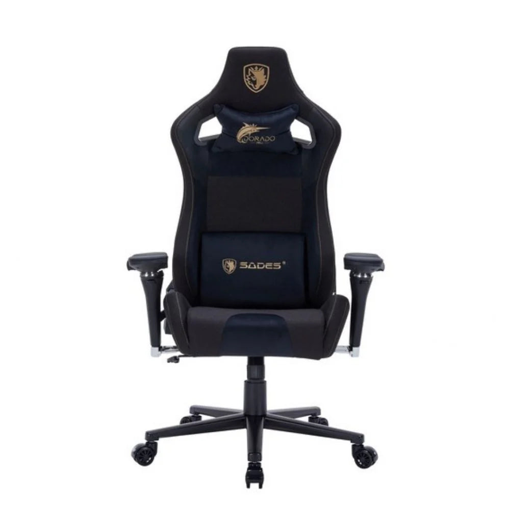 Sades Dorado PRO Gaming Chair With 6D Adjustable Armrests - Black