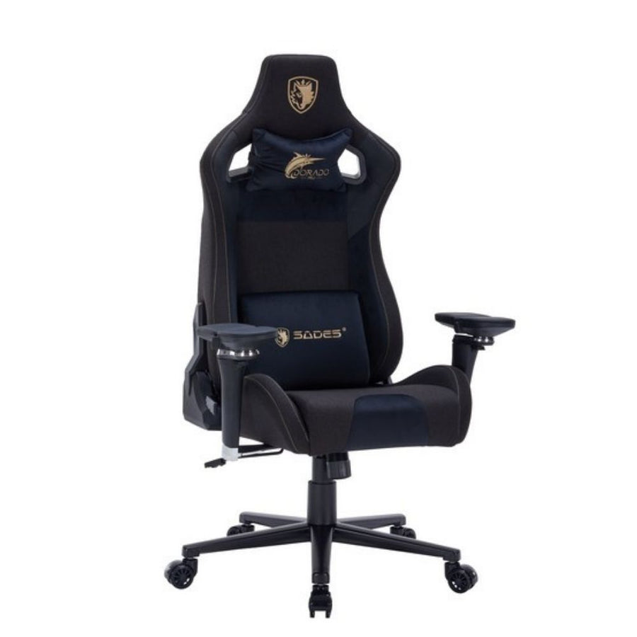 Sades Dorado PRO Gaming Chair With 6D Adjustable Armrests - Black (Installation Not Included)
