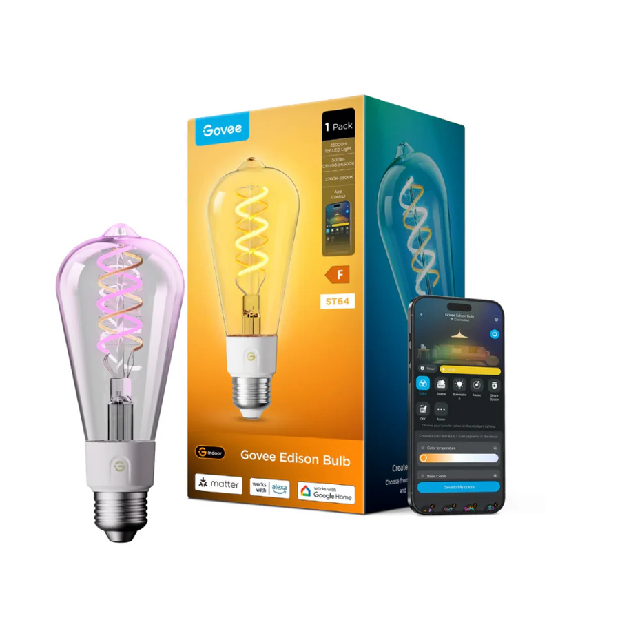 Govee ST19 Smart Edison Single Bulb E27 - R14C0