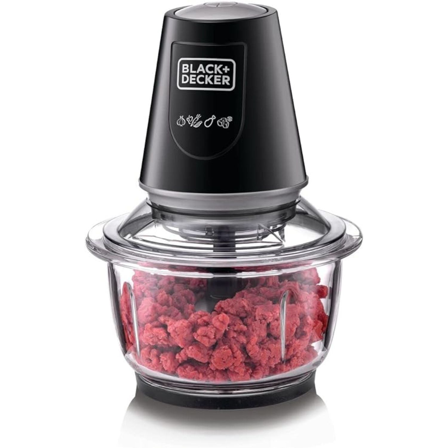 Black & Decker Glass Bowl Chopper 1.2L 400W