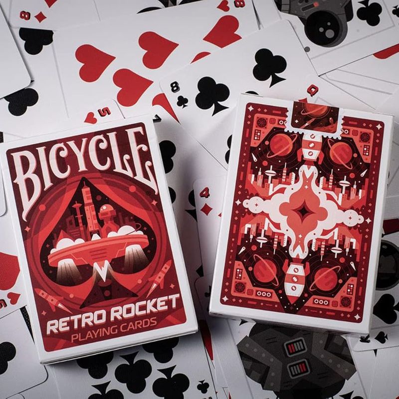 Bicycle Retro Rocket Playing Cards