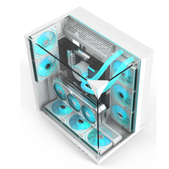 Acer V333W Mid Tower Gaming PC Case – White (8-Fans)