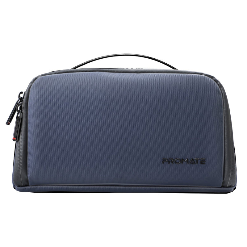 Promate Travel Aceesories Organizer with Multiple Compartments & Large Capacity ,Blue
