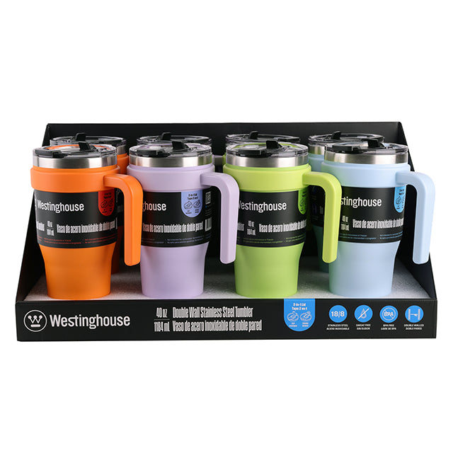 Westinghouse Premium Stainless Steel 40z Double Wall Tumbler
