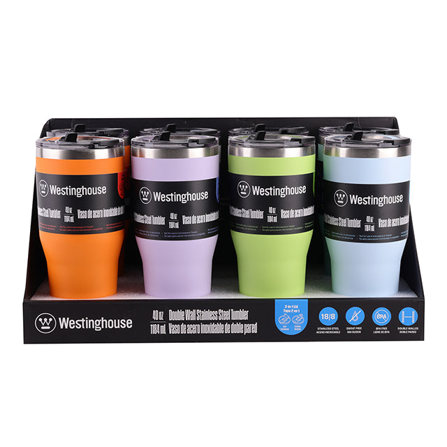 Westinghouse Stainless Steel 40z Double Wall Tumbler