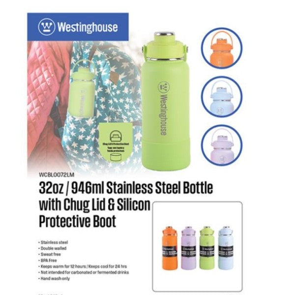 Westinghouse 32oz Stainless Steel Bottle with Chug lid