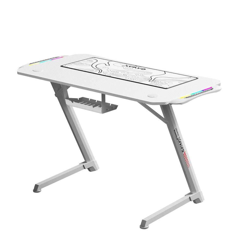 Gamax Z5-1160 Carbon Fiber Gaming Table 110*60*75cm with RGB Light & MousePad