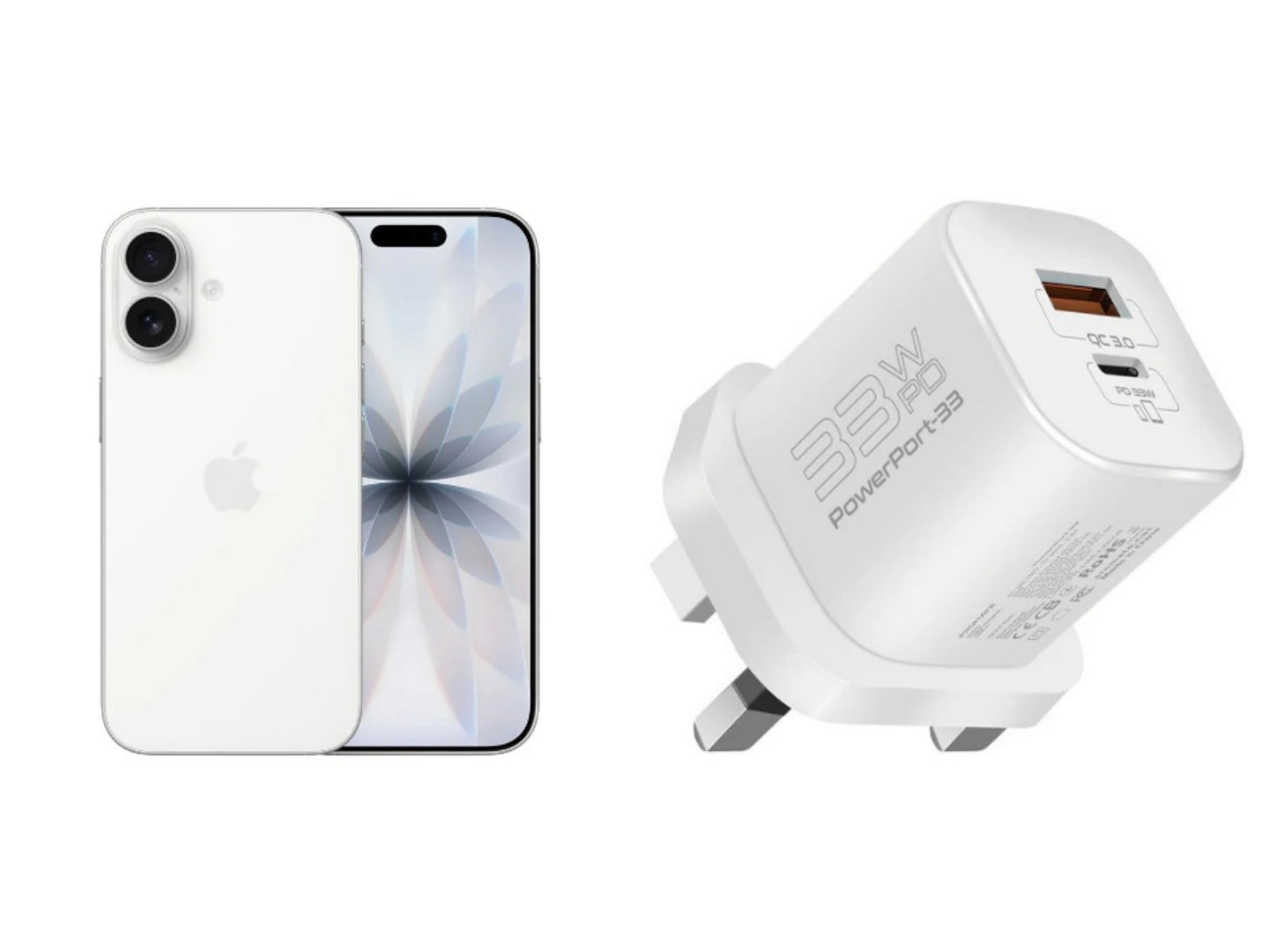 آيفون 17 سعة 512 جيجابايت، أبيض