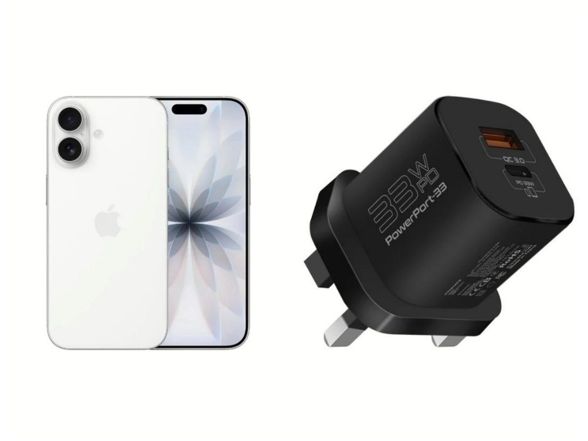 Apple  iPhone 17 512GB White+Promate  33W Power Delivery GaNFast Charging Adapter,BLACK