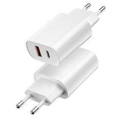 WIWU PD+QC Charger, EU Plug Wi-U002 White