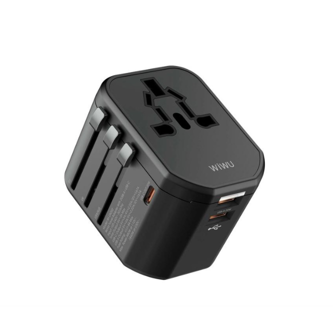 WIWU Wi-UA002 20W Universal Adapter Black