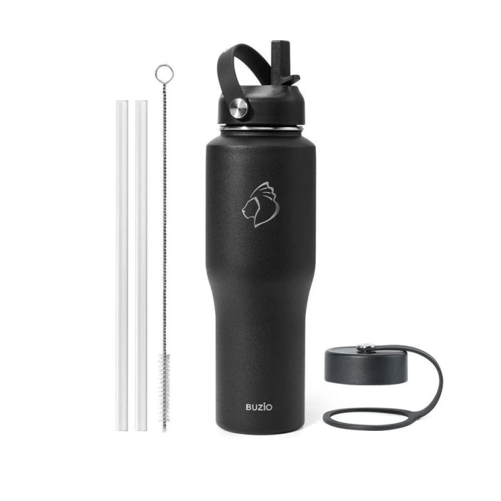 Buzio Trophy Series Water Bottle for Car 1.2L - Black