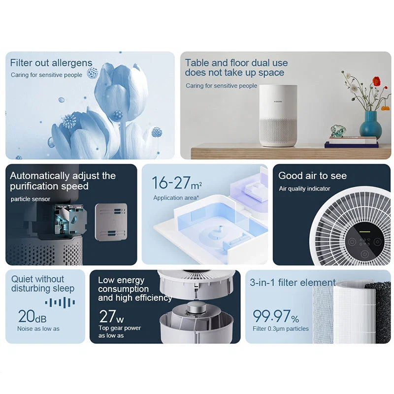 Xiaomi Smart Air Purifier 4 Compact  uk - White