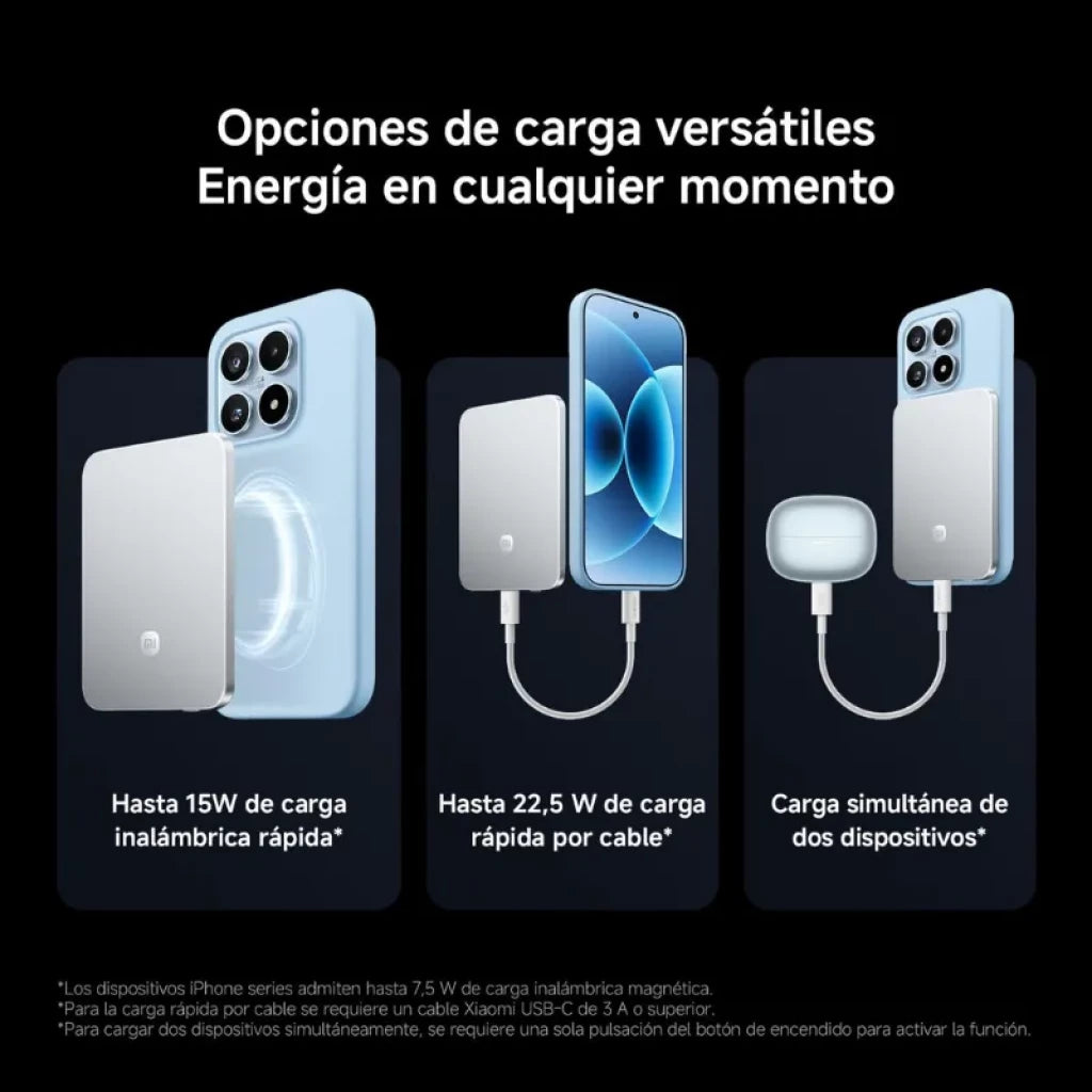 Xiaomi UltraThin Magnetic Power Bank 5000 15W GL Orange