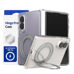 Araree Duple 360 Magsafe Stand Cover For Z Fold 8-Clear