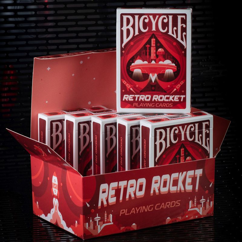 Bicycle Retro Rocket Playing Cards