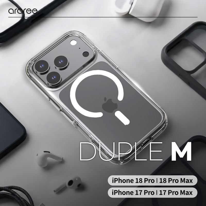 Araree Duple Magsafe Cover For iPhone 18 Pro Max/iPhone 17 Pro Max -Clear