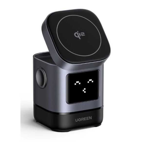 UGREEN Uno  2-in-1 Magnetic Wireless Charger 20w (Space Grey)