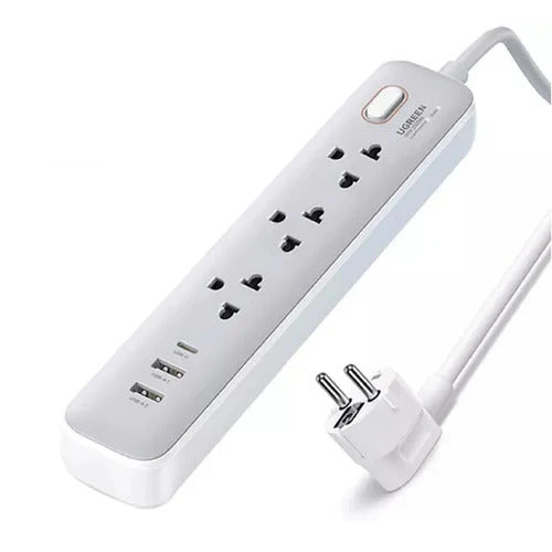 UGREEN 30W 3 AC Power Strip with Master Switch (2A1C)CD286