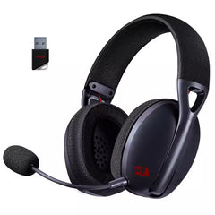 Redragon IRE Pro Ultra-Light 7.1 Surround Sound Wireless Gaming Headset For PC, Mac, PS4, Switch and Phone - Black