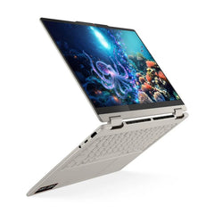 Lenovo Yoga 7 2-in-1 14AKP10 AMD Ryzen AI 7 350,8C/Copilot+PC/شاشة لمس متعددة 14 بوصة WUXGA OLED/16 جيجابايت LPDDR5-6400 Ram/1 تيرابايت M.2 SSD/رسوميات AMD Radeon 860M/ويندوز 11 هوم/إضاءة خلفية، إنجليزي-عربي/لون صدف البحر/ضمان سنتين + قلم