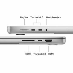 Apple MacBook Pro 16.2" M5 MAX 18-Core CPU 40-Core GPU 16-Core Neural Engine 64GB RAM 2TB SSD Arabic Keyboard - Silver