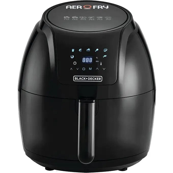 Black & Decker XL Digital Air Fryer, 1800W, 5.6L/1.5Kg, 7 Presets, Crispy and Healthy Cooking