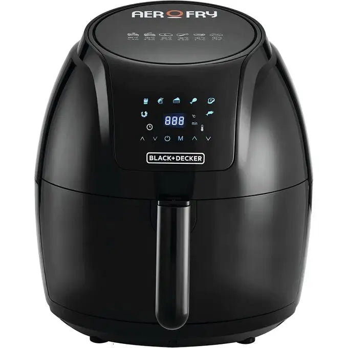 Black & Decker XL Digital Air Fryer, 1800W, 5.6L/1.5Kg, 7 Presets, Crispy and Healthy Cooking