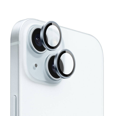 WIWU LG-005 PVD Two-Color Easy Installation Lens Guard ip15&15 Plus Blue